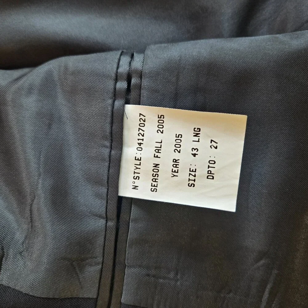 Brooks brothers‎ suit jacket 43 L Navy gold buttons